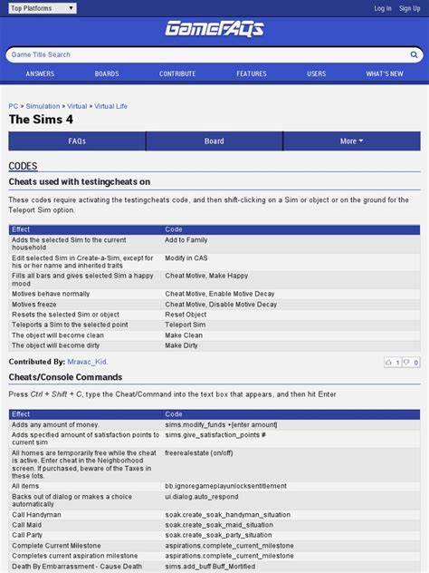 GameFAQs Celebrates 20 Years of Tips, Tricks, Cheats and.